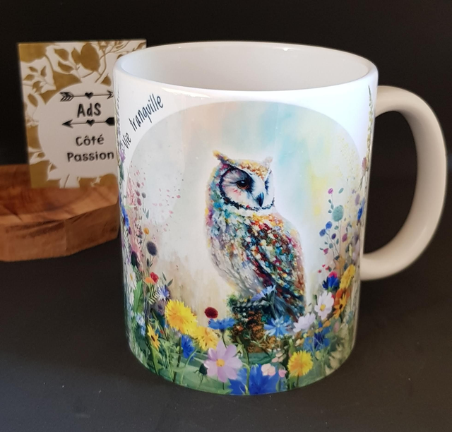 Mug - Tranquille le hibou (8v)