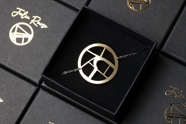 Strasbourg - Place Gutenberg | Bracelet Géométrique| Laiton | Dédale