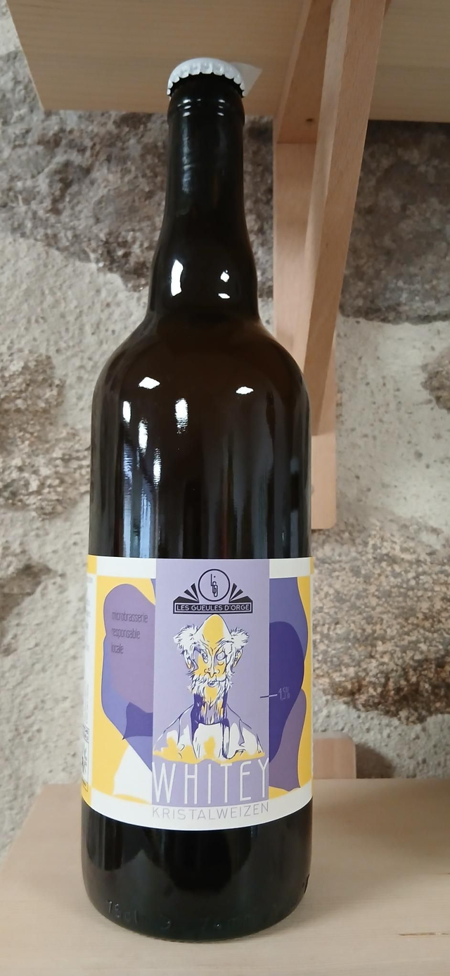 Grande bière blanche "whitey" 75 cl