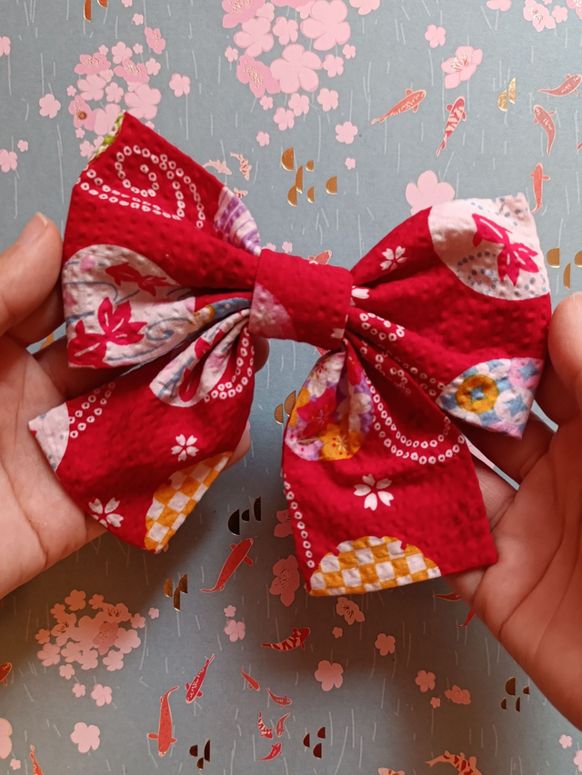 Schleife "Rote Goldfische"