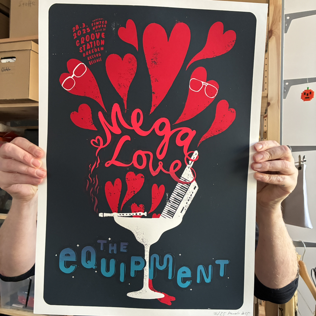 Gigposter "The Equipment"