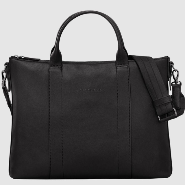 PORTE-DOCUMENTS LONGCHAMP LIGNE 3D - NOIR