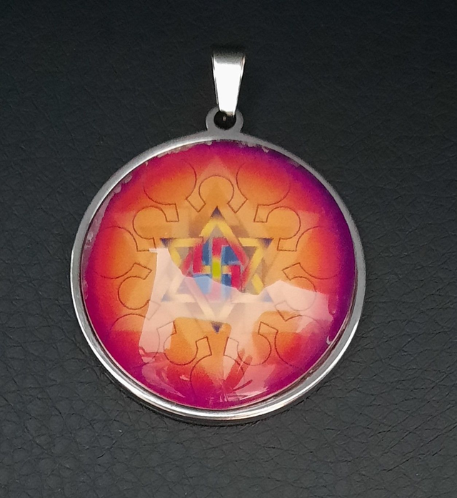 Cabochon Glass round N°19