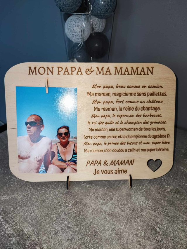 Pancarte "Texte + Photo"