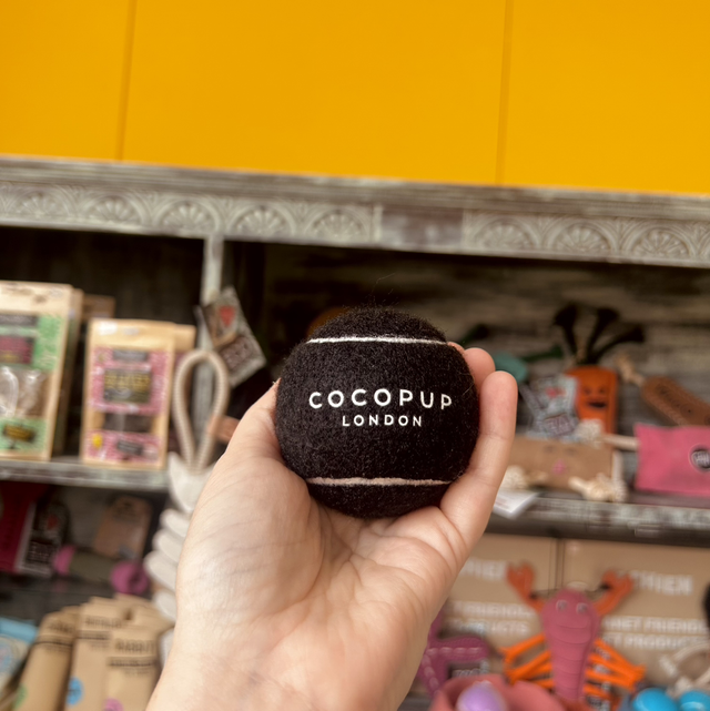 Cocopup London Tennis Ball - Midnight Black
