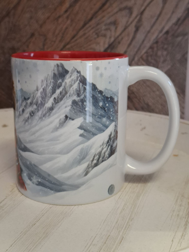 Mug rouge Noël york