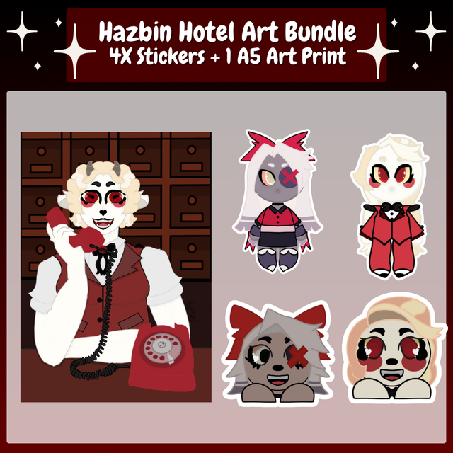 Hazbin Hotel Art Bundle