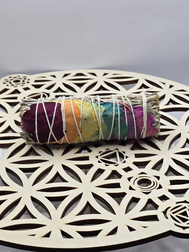 Bâton de sauge blanche 7 chakras 