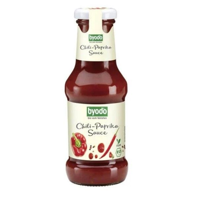 Byodo Chili-Paprika Sauce, 250ml Glas