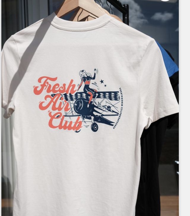2. Fresh Air Club T-shirt