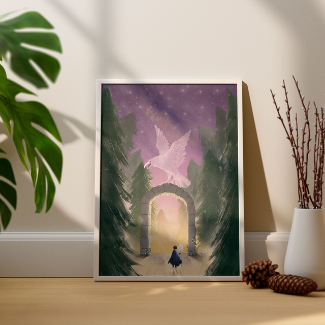 "Gardien Corbeau" Affiche A4 ou A3