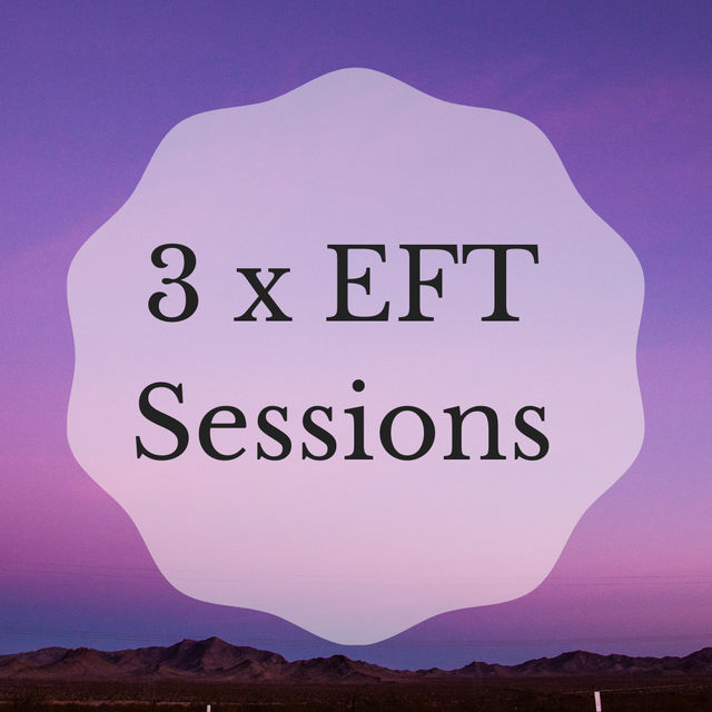 3 x Online 121 EFT Sessions (1 hour each)