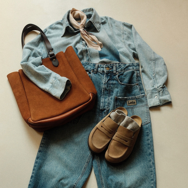 Filson Suede Open Tote Bag Saddle Brown