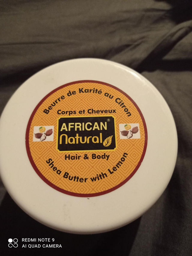 Beurre de karité parfum citron