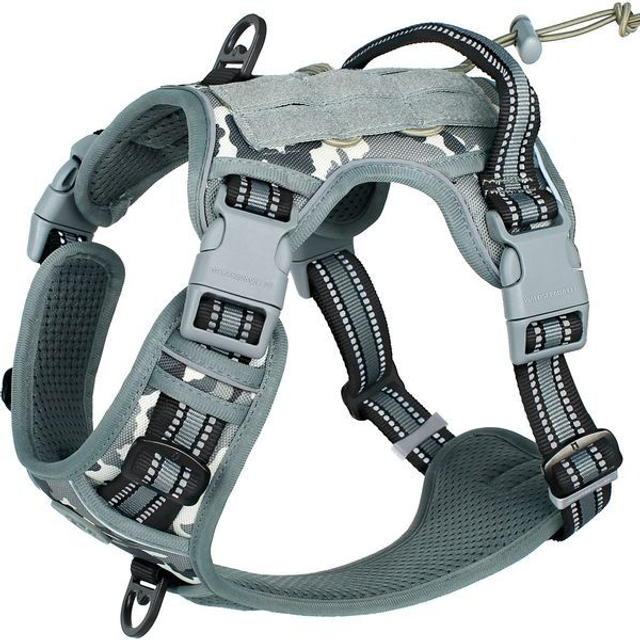 Tactical MOLLE Style Dog Harness - Large