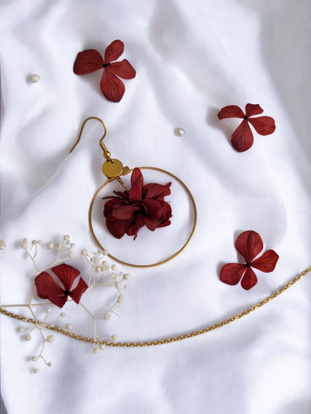 Boucles d'oreilles SOLEANA - Bordeaux