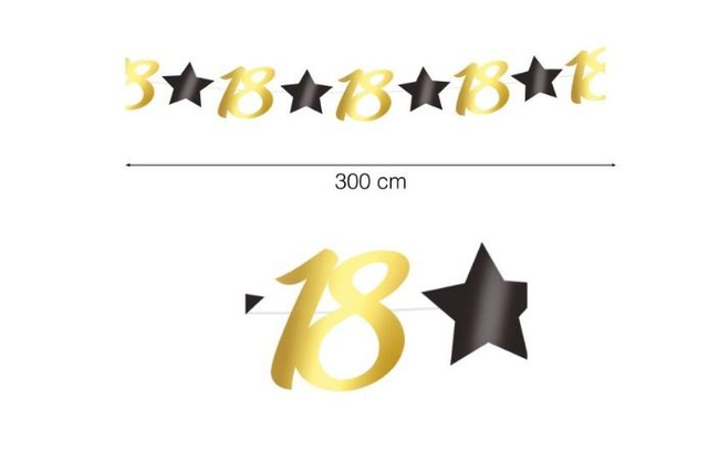 party ,  31065  GHIRLANDA 18 ANNI 300 CM