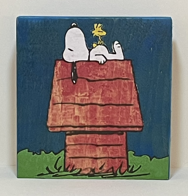 Holzblock Snoopy Relax - Jane Framer 