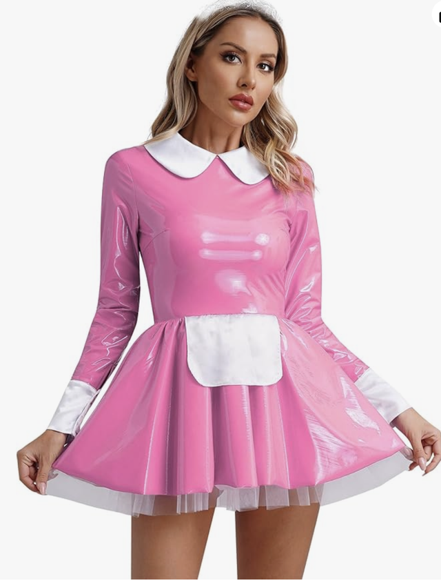 costume soubrette pink