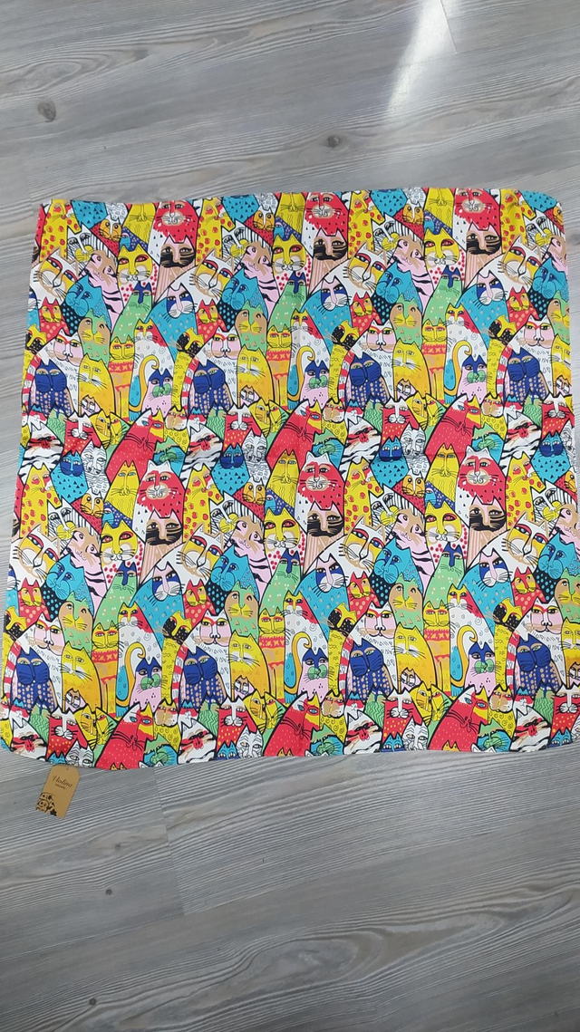Foulard quadrato Gatti Colorati