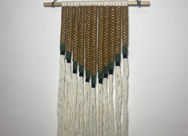 Macramé mural