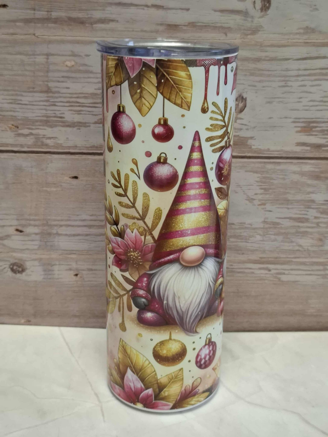 Gourde Canette gnome de Noël