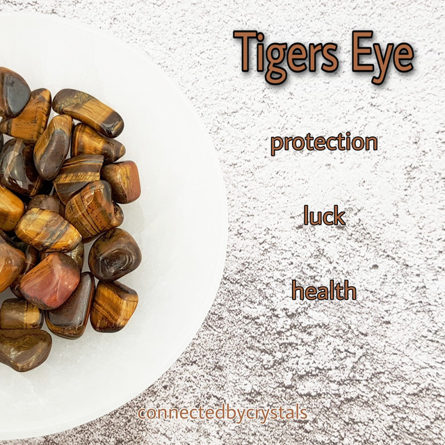 Tigers Eye Tumblestone 