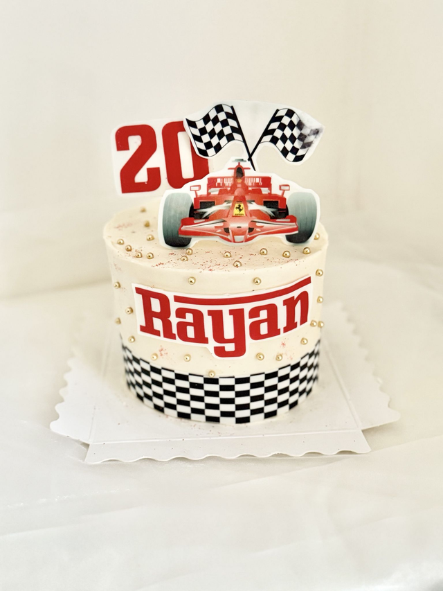 Racing Car Birthday Cake
