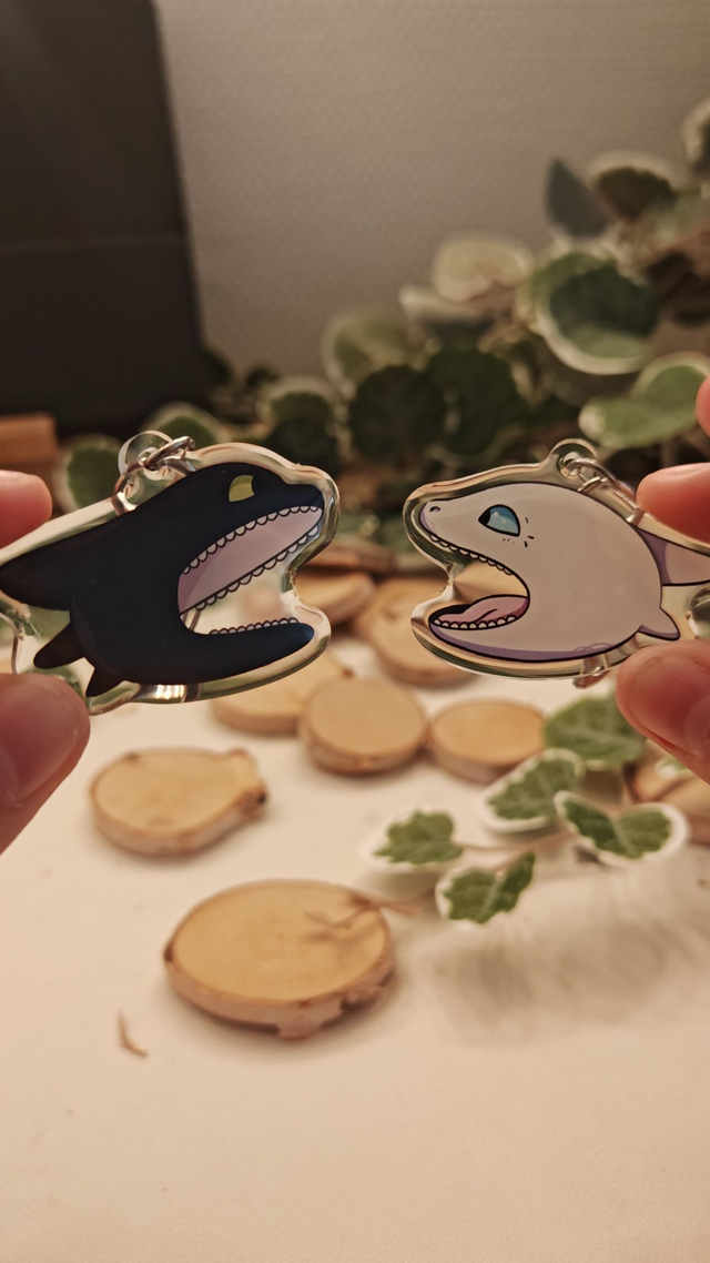 Matching Dragons - Keychain