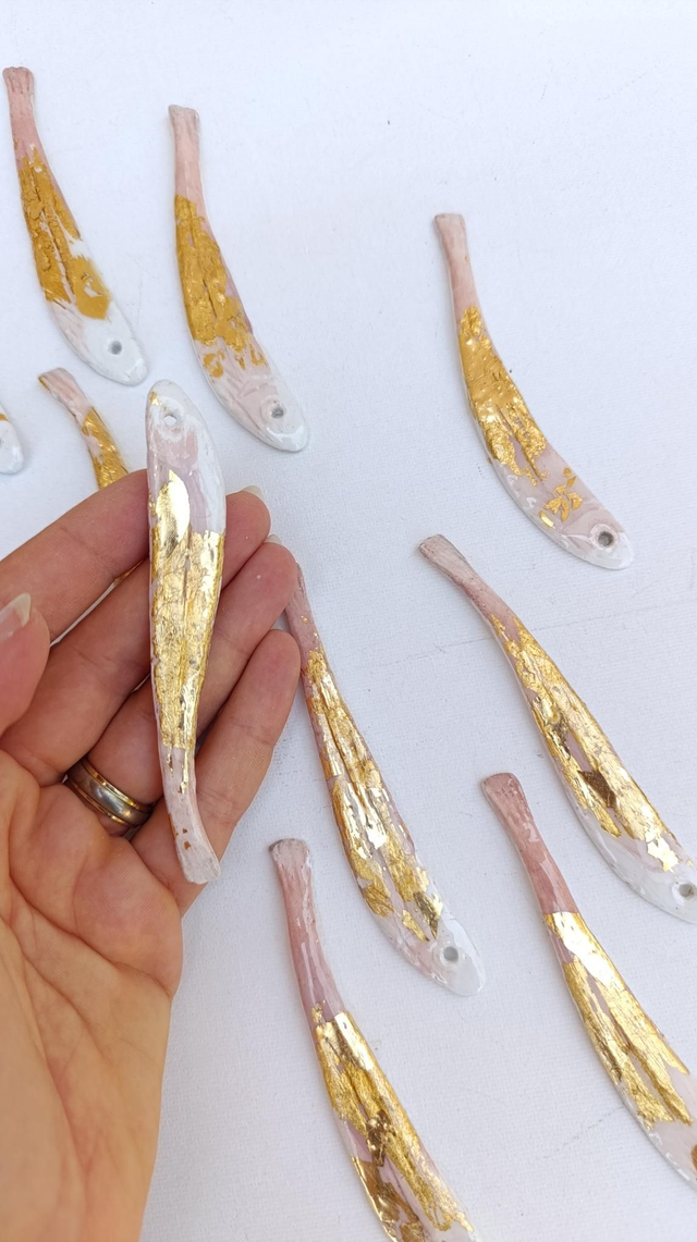 Ready to ship: 13 Middy White, Pink & Gold