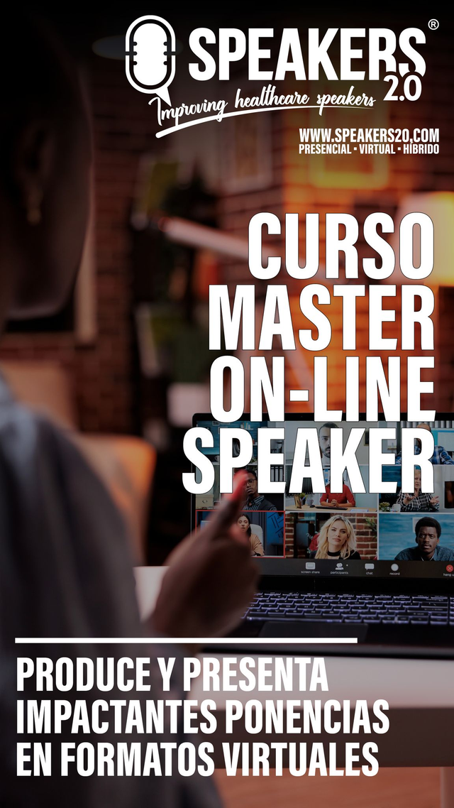 LIVE ONLINE COURSE | MASTER ONLINE SPEAKER - IMPACTA HABLANDO VIRTUALMENTE (2 MODULOS) | JUNIO 2024