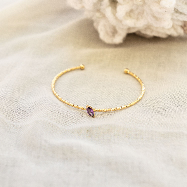 Cirkon drágakő karperec 