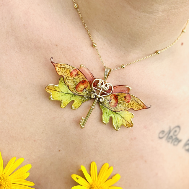 Clé d’érable - collier 