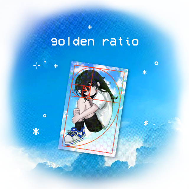 vinyl holo sticker - golden ratio 🌀