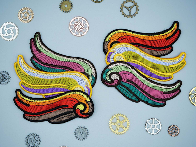 Ailes Angels DUO (Écusson à thermocoller ou à coudre)