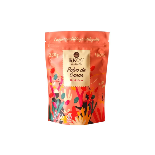 Polvo de Chocolate 100% cacao 250g.