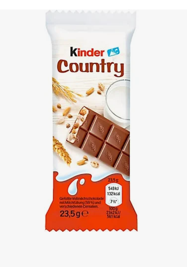 Emballage Kinder country