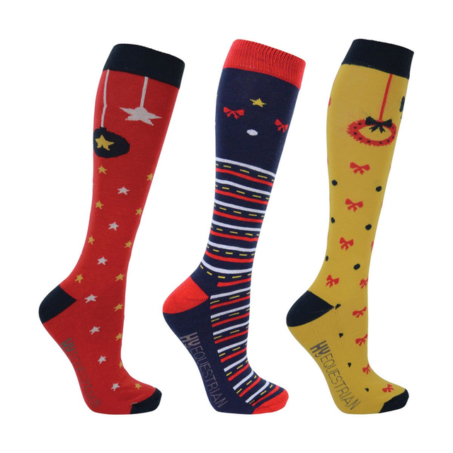 Hy Equestrian Christmas Socks