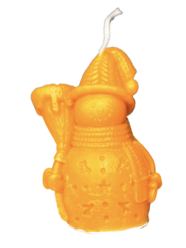 Snowman Candle