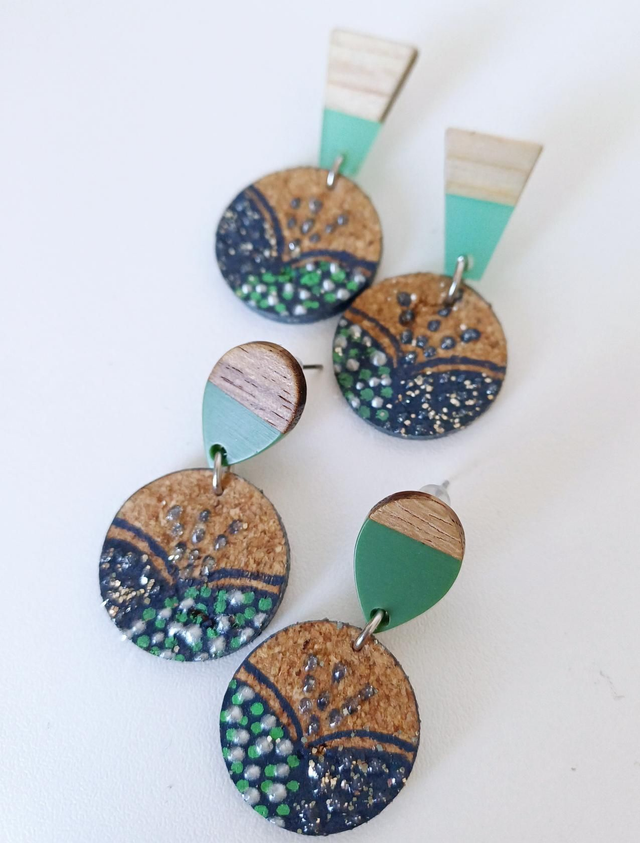 &quot; Les Gatsby &quot; - Boucles d&#039;oreilles liège 