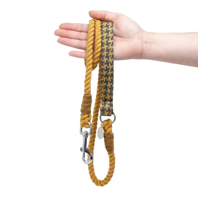 Stocky &amp; Dee Houndstooth Richmond Rope Lead