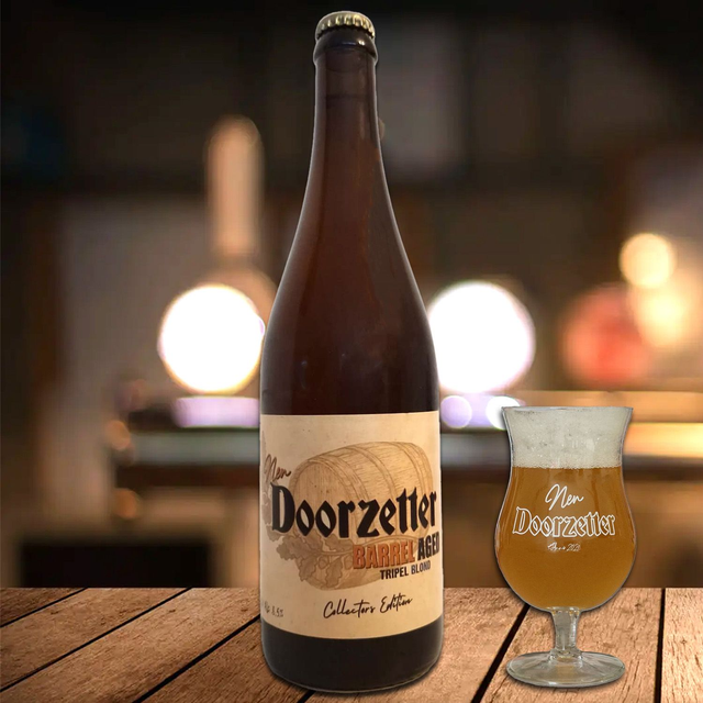 Oudjaar presentje - Nen doorzetter Barrel Aged Tripel Blond