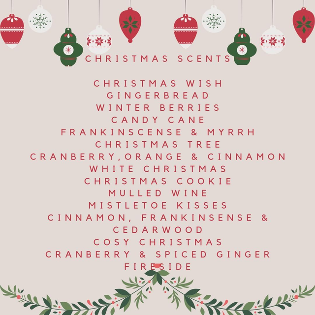 Christmas Fragranced Wax Melts