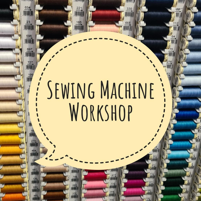 1st March 2.30 til 6.30 sewing machine workshop 