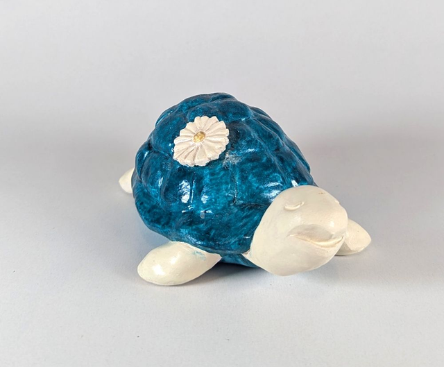 Petite tortue turquoise