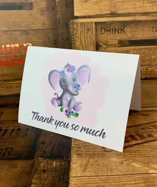 Thankyou so much elephant card