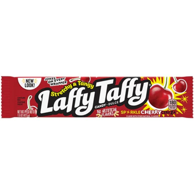 Laffy Taffy Stretchy and Tangy Sparkle Cherry
