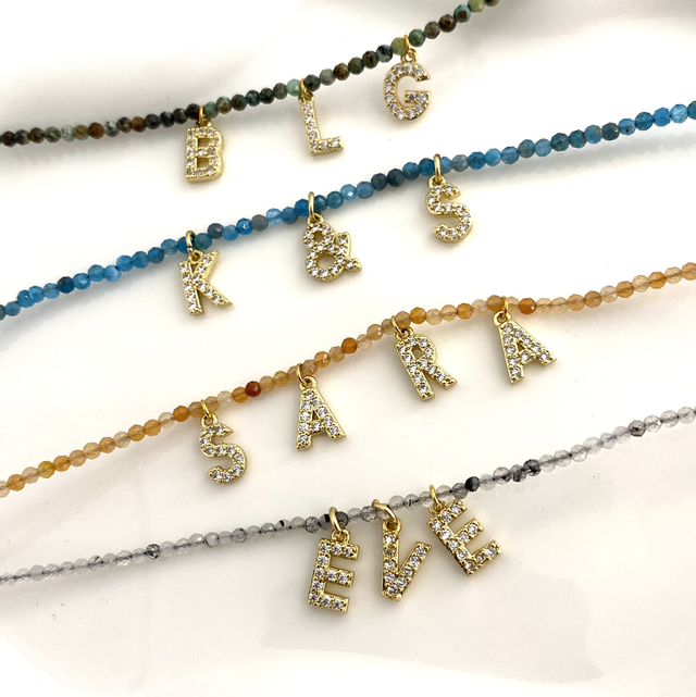 Collier perles personnalisées 