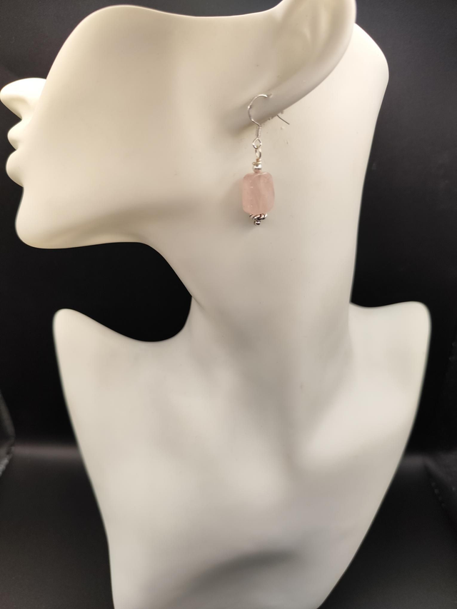 Rose Quartz earrings