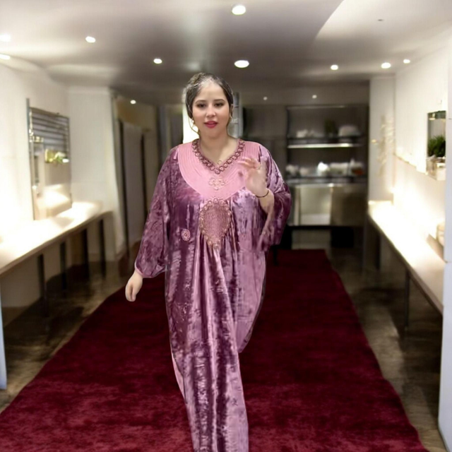 Over size rose poudré 